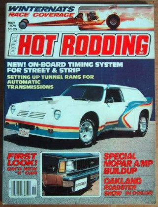 POPULAR HOT RODDING 1979 MAY - NEW X11, LAMBECK's HEMI CUDA